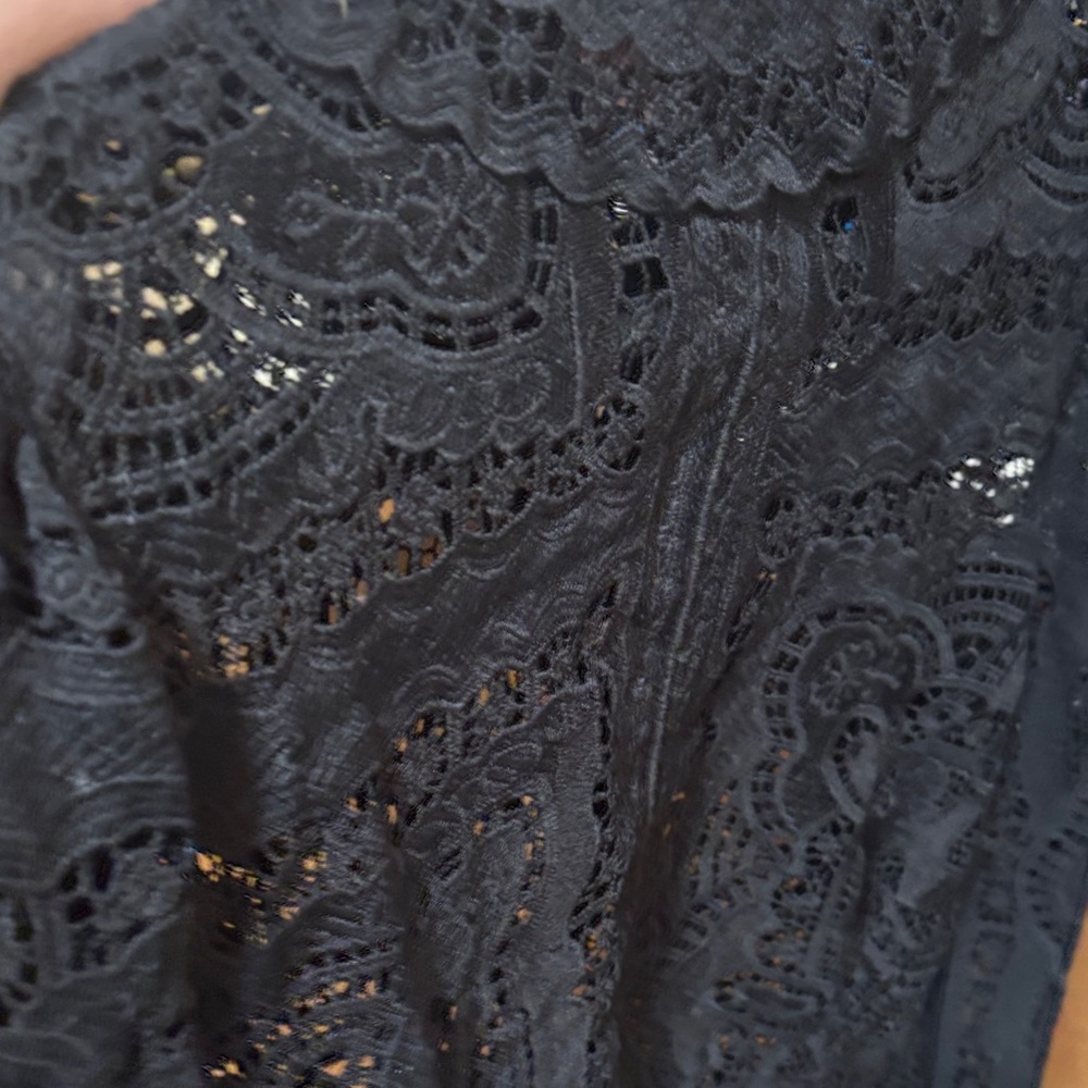 JOIE-black blouse/Haut noir XL JOIE-Dentelle